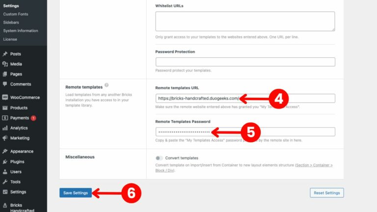 How to setup a Remote Template - Bricks Awesome