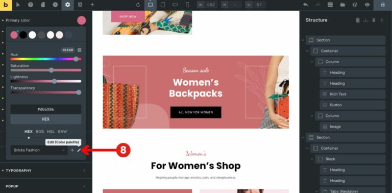 How to import and set up bricks Color Palette - Bricks Awesome