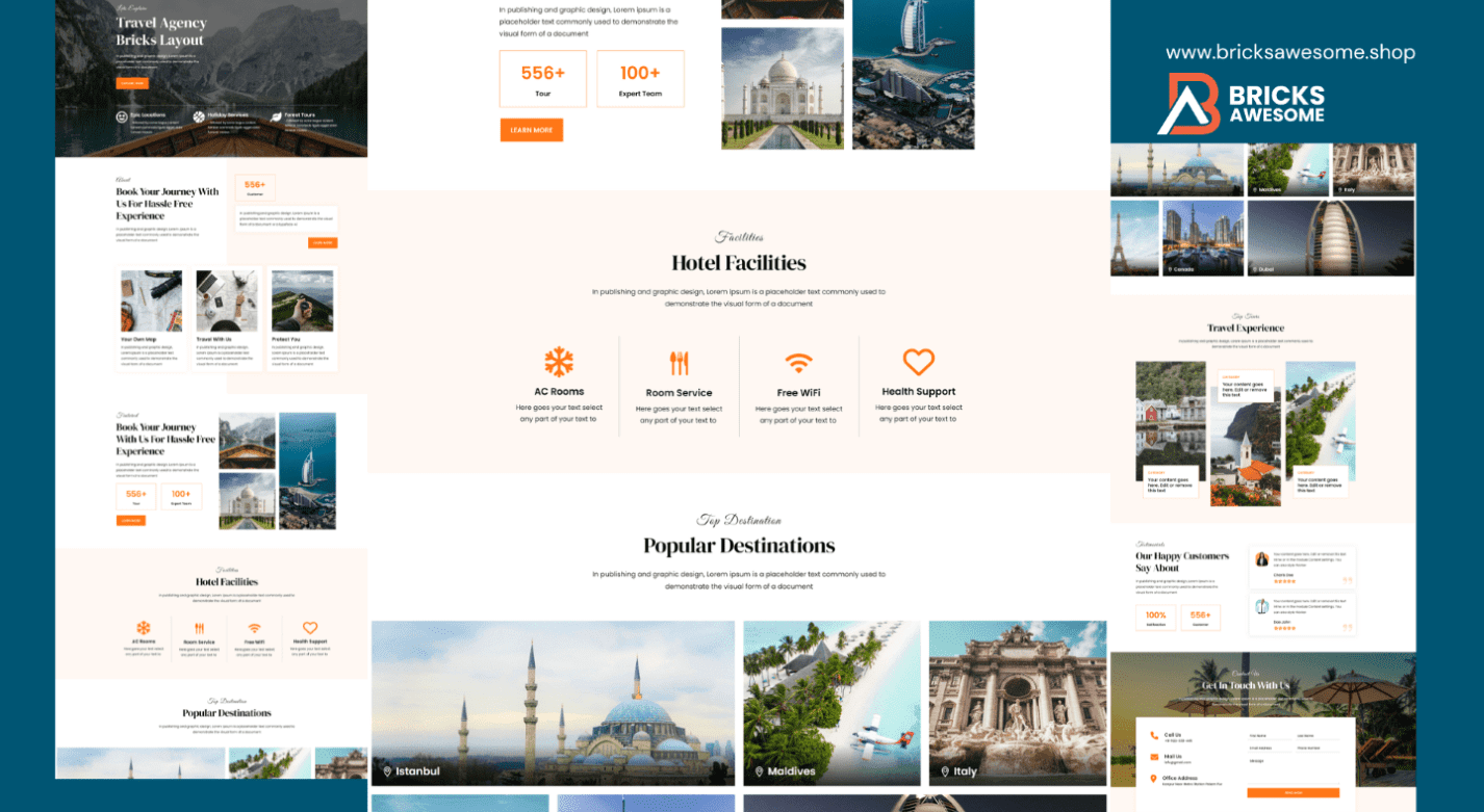 Bricks Travel Agency Layout