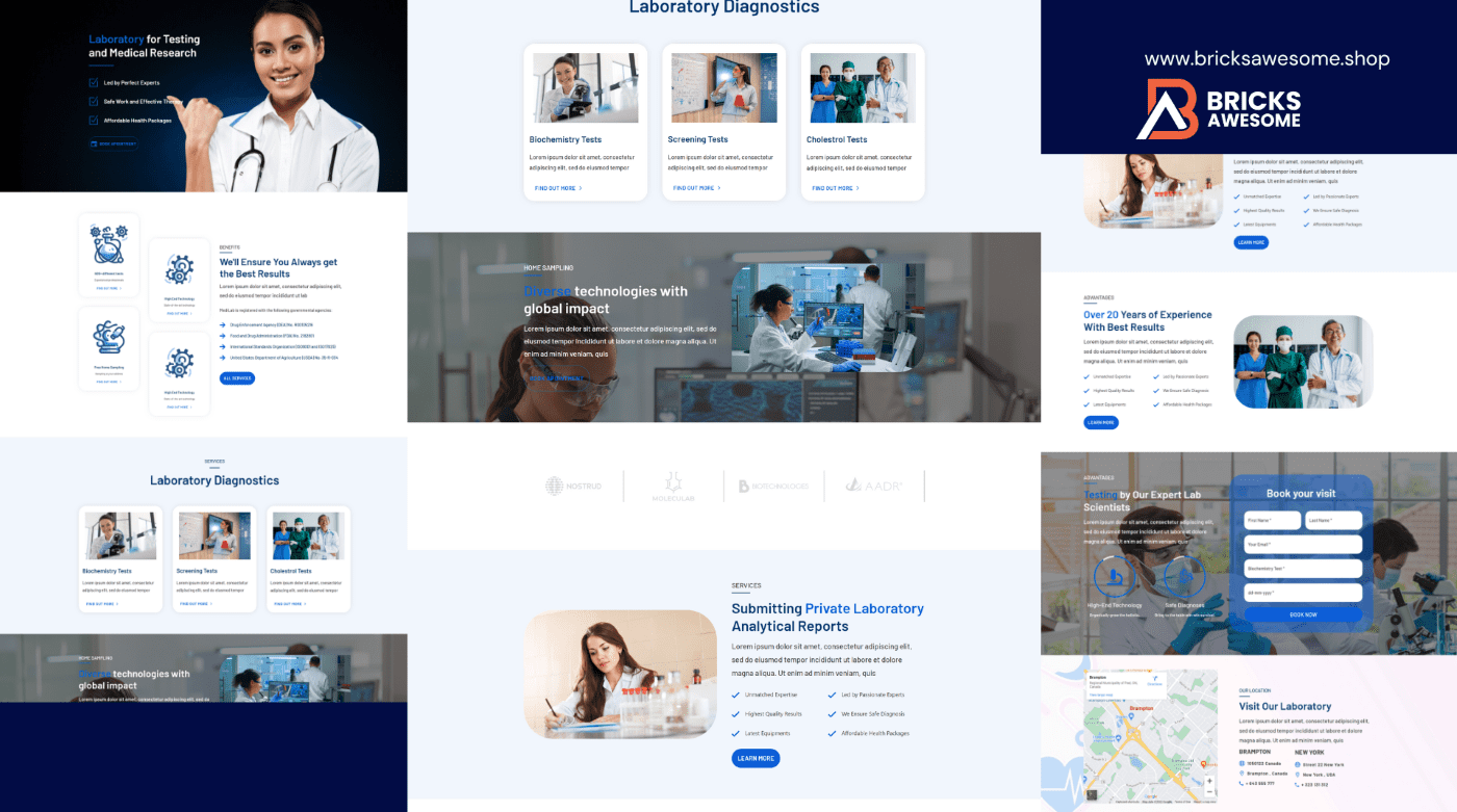 Bricks Laboratory Layout