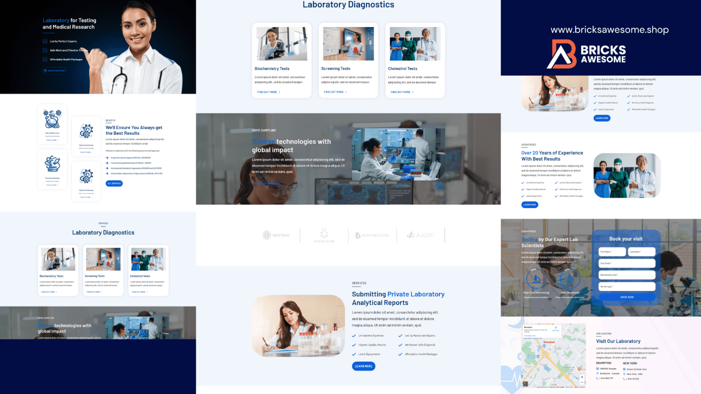 Bricks Laboratory Layout