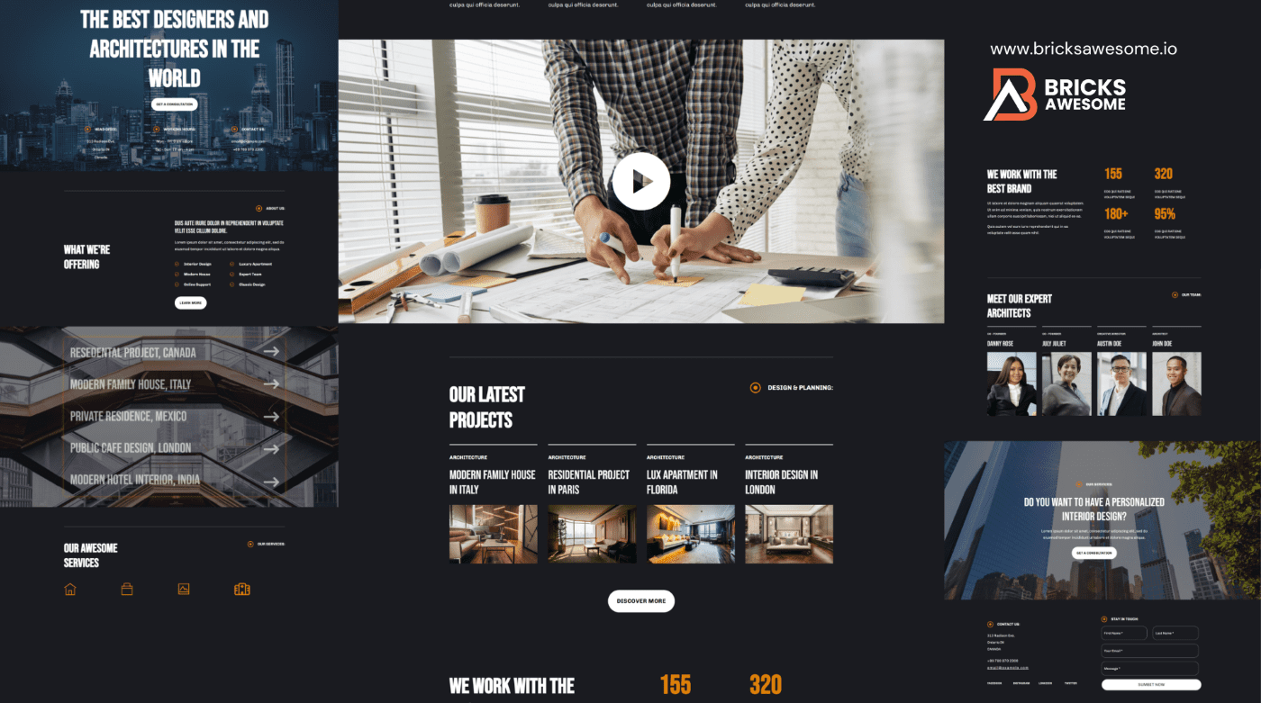 Bricks Architect Layout