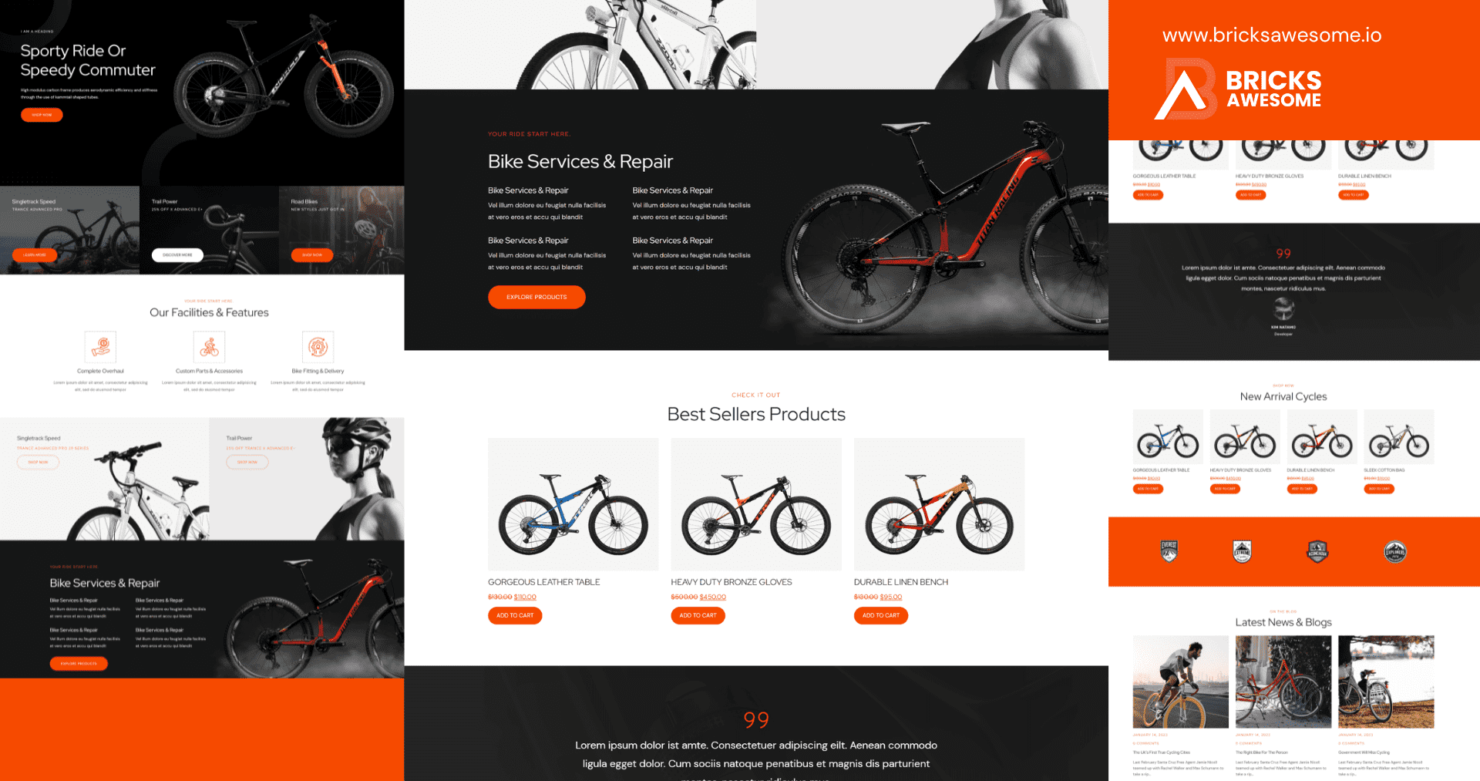 Bricks Bike Shop Layout