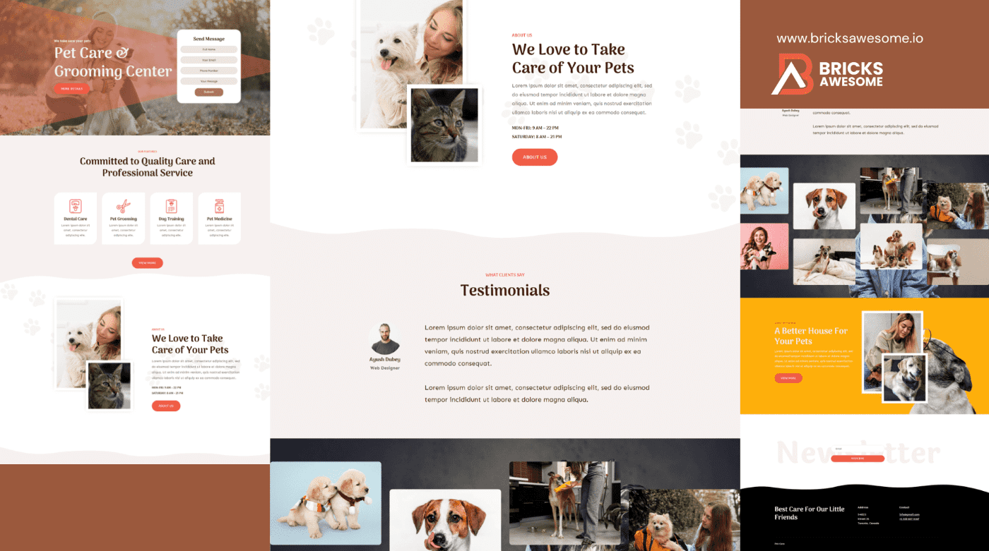 Bricks Petcare Layout