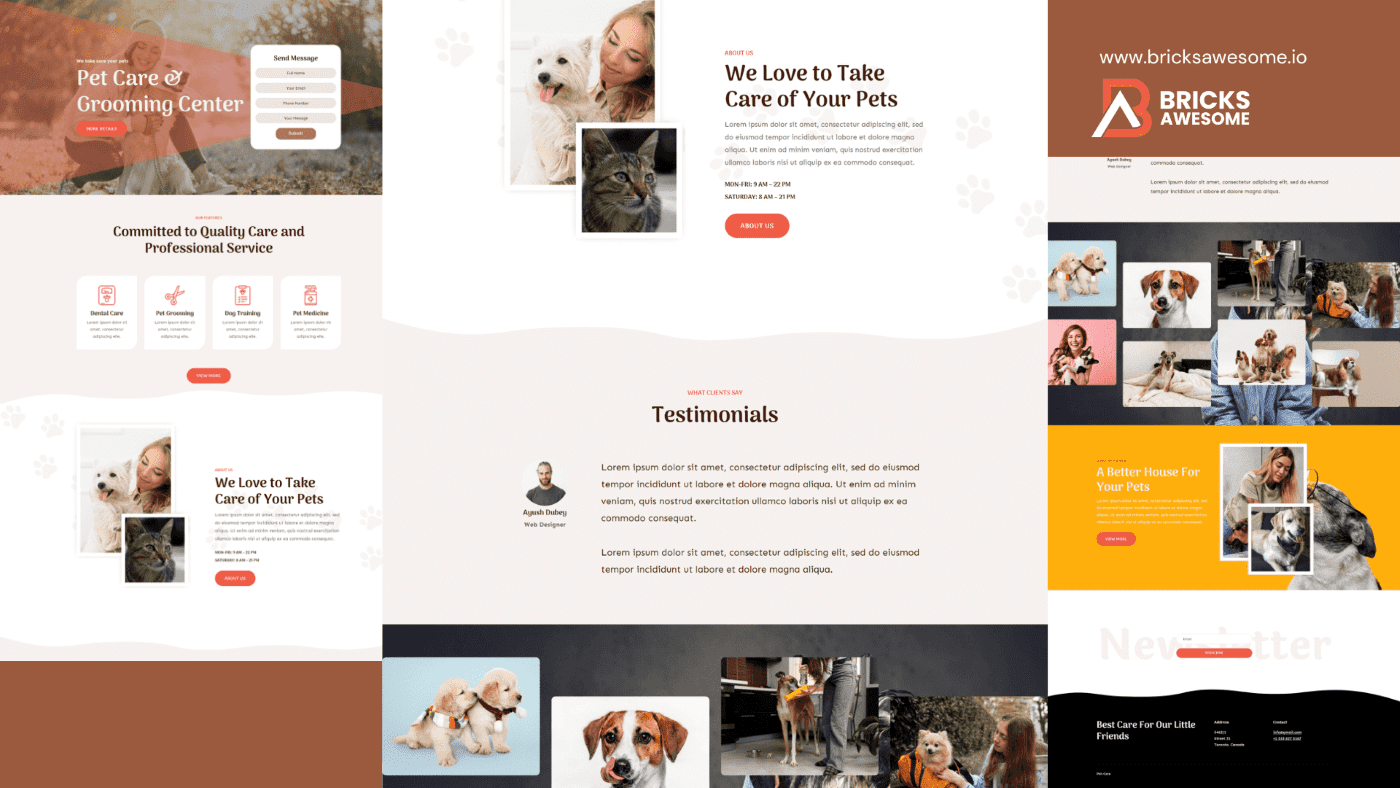 Bricks Petcare Layout