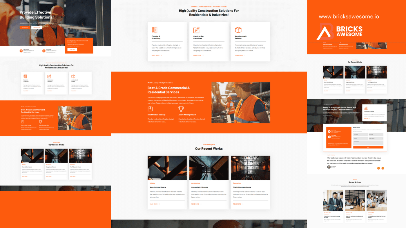 Bricks Building Layout