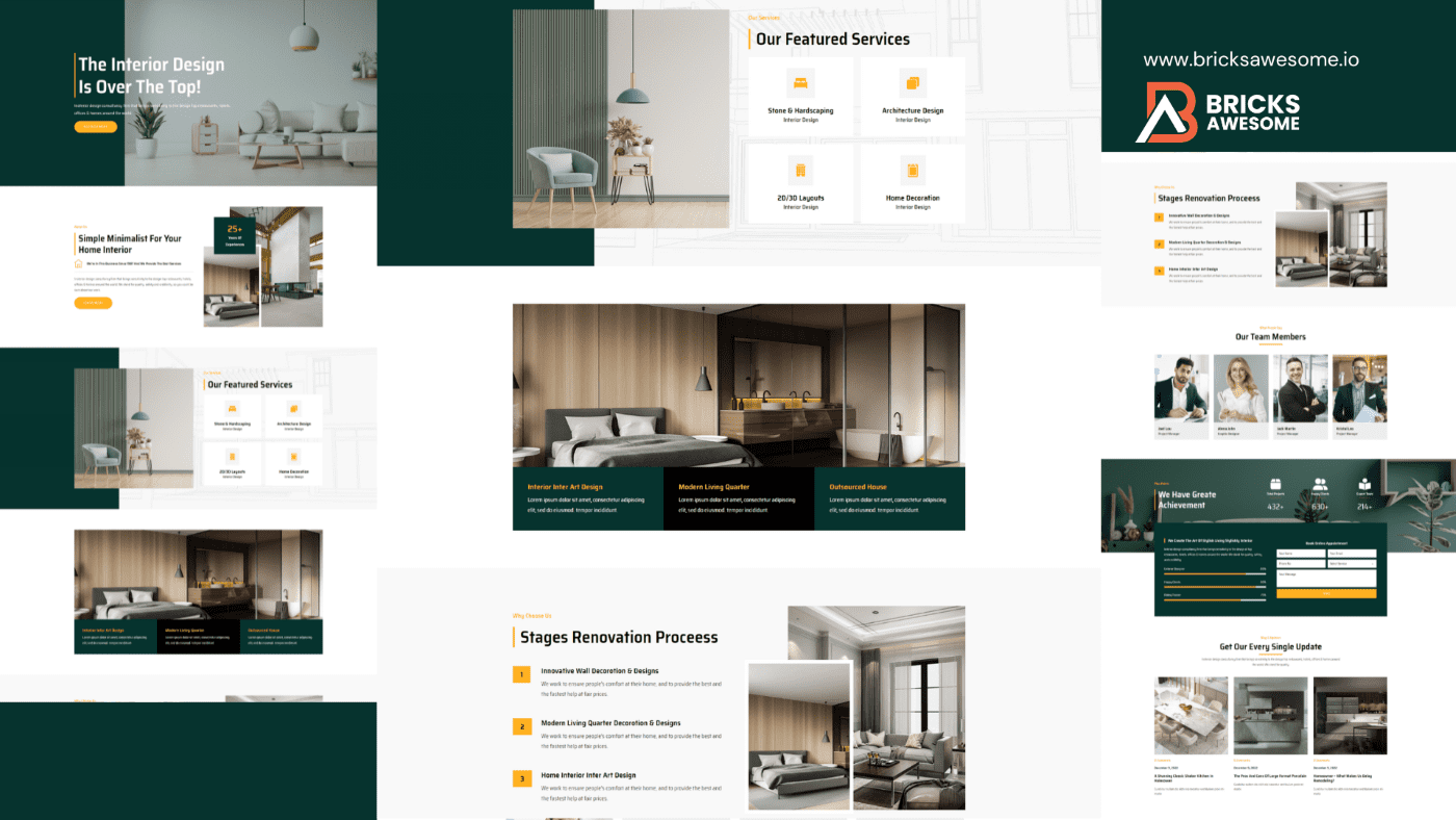 Bricks Interior Design Layout