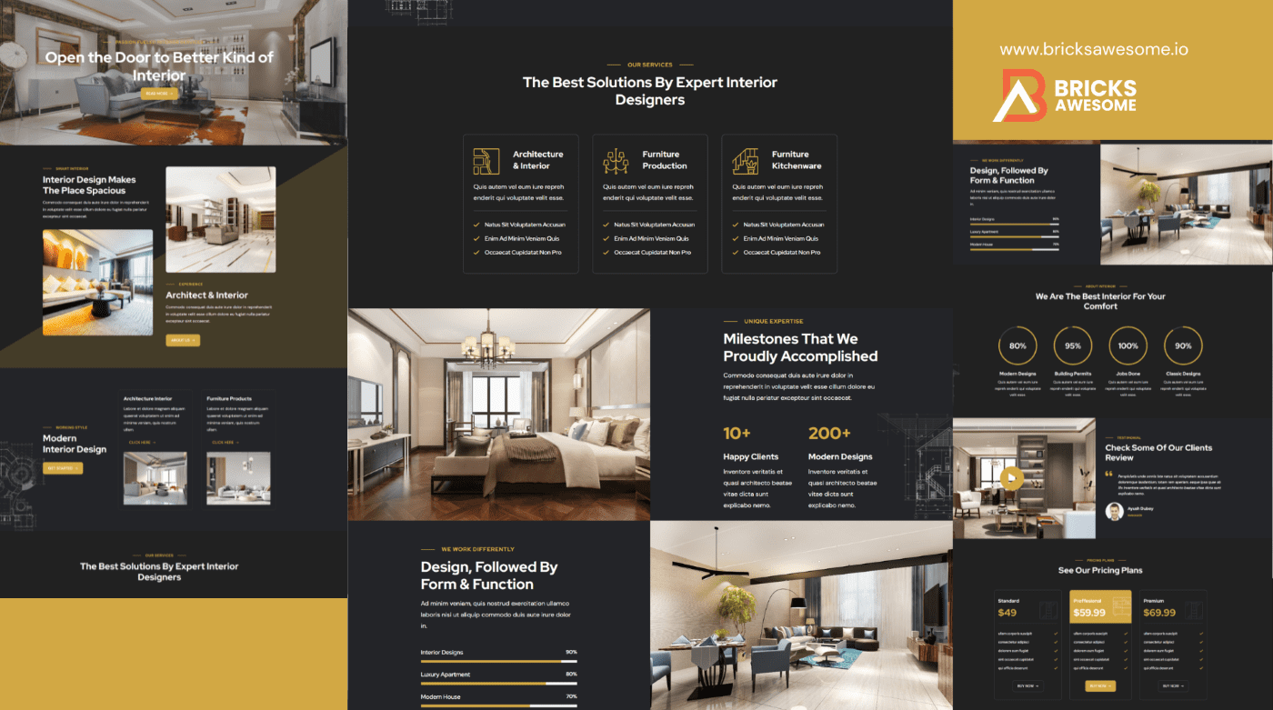 Bricks Interior Layout