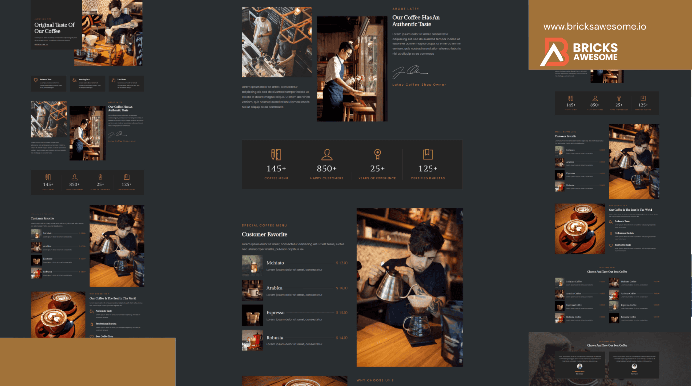 Bricks Coffee Shop Layout