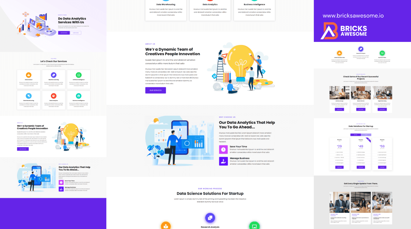 Bricks Data Analytics Layout