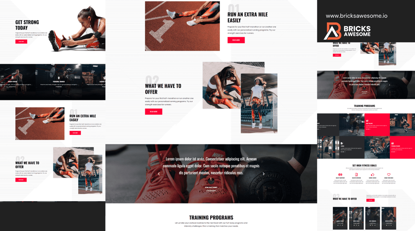 Bricks Gym And Fitness Layout