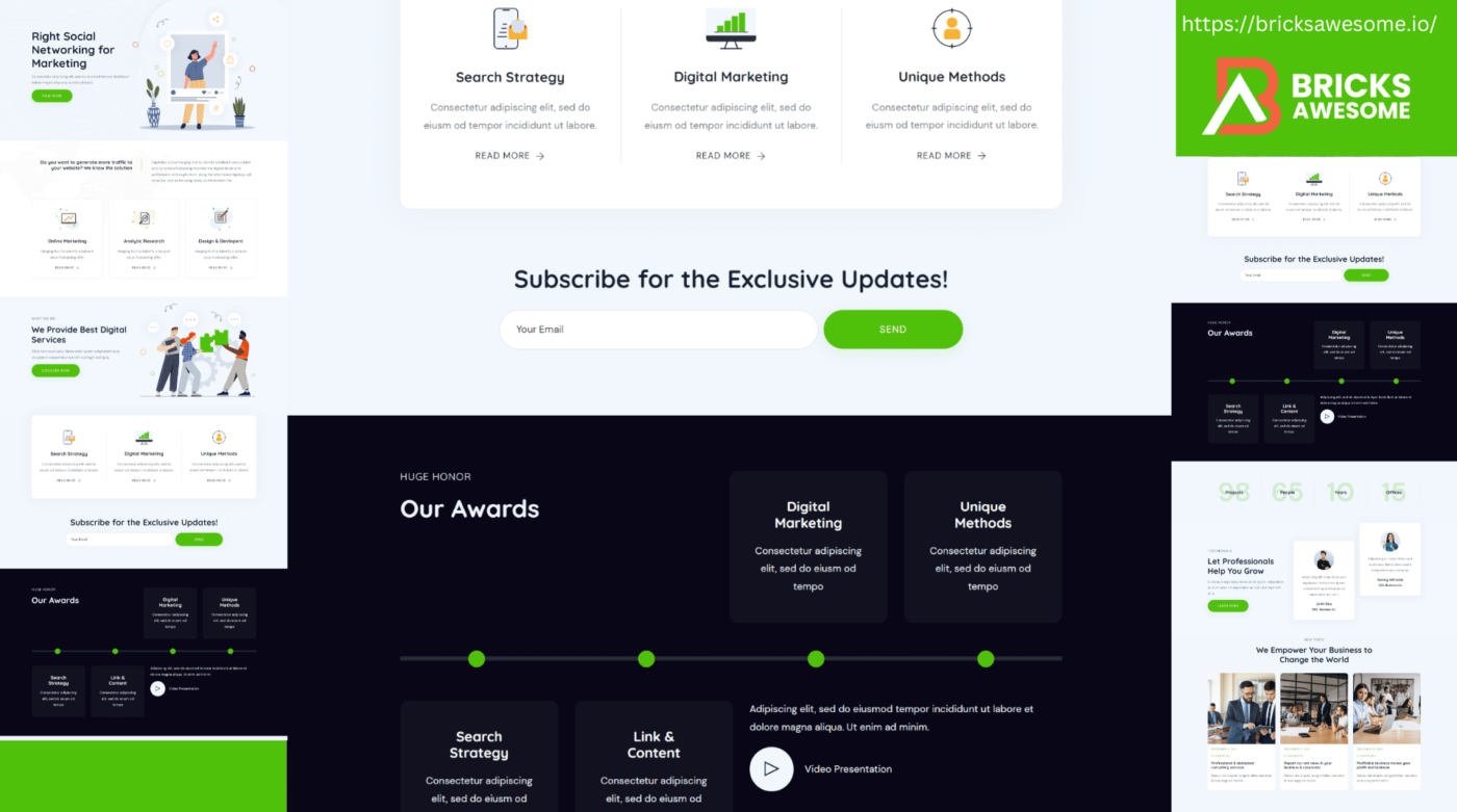 Bricks Network Marketing Layout